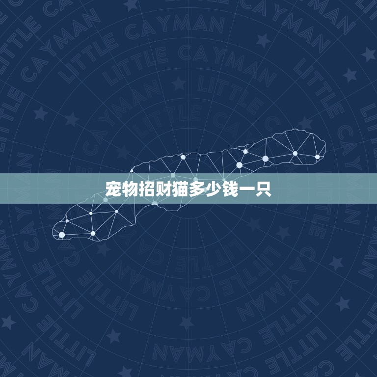 寵物招財貓多少錢一只，觀賞魚招財貓多少錢