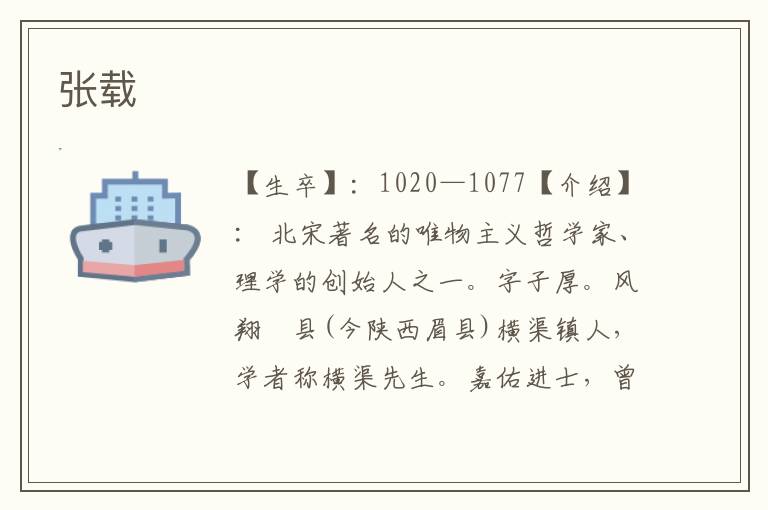 張載